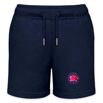 rose rose fête des mères - Short de jogging enfant bio Stanley/Stella - bleu marine - Devant