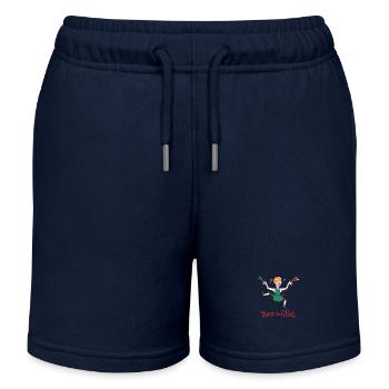 Hans im Glück - Kinder Organic Joggingshorts Mini Bolter von Stanley/Stella - Navy - Vorne