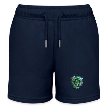 Chef de crâne indien - Short de jogging enfant bio Stanley/Stella - bleu marine - Devant