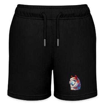 Alpaga - Short de jogging enfant bio Stanley/Stella - bleu marine - Devant