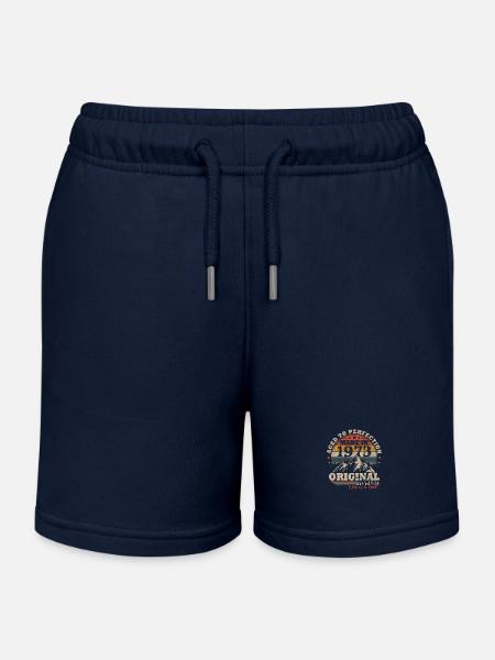 Original 1973 Vintage Rétro Cadeau D anniversaire - Short de jogging enfant bio Stanley/Stella - bleu marine