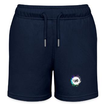 Sandwich Foodie Bunt - Kinder Organic Joggingshorts Mini Bolter von Stanley/Stella - Navy - Vorne