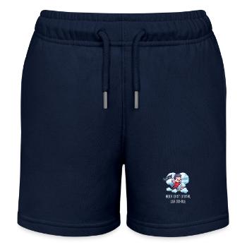 SCHULKIND 2024 Einschulung Erster Schultag - Kinder Organic Joggingshorts Mini Bolter von Stanley/Stella - Navy - Vorne