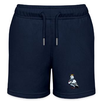 Pigeon pigeons pigeon fancier pigeon fancier - Kids Organic Sweat Shorts by Stanley/Stella - navy - Front