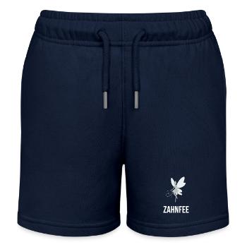 tooth fairy - Kids Organic Sweat Shorts by Stanley/Stella - navy - Front