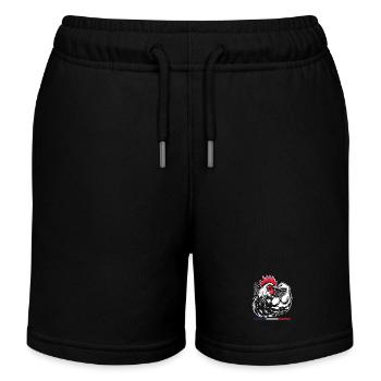 Coq français gros biceps - Short de jogging enfant bio Stanley/Stella - bleu marine - Devant