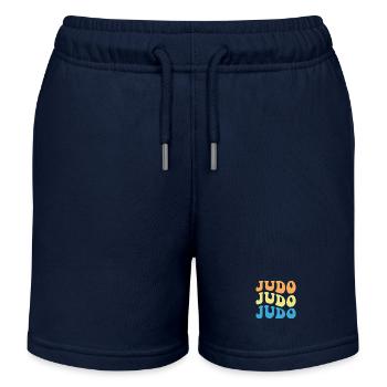 Judo - Kinder Organic Joggingshorts Mini Bolter von Stanley/Stella - Navy - Vorne