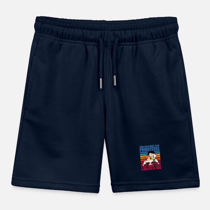 Manche Mädchen wollen Prinzessinnen sein, ich will einfach nur sein Kinder Organic Joggingshorts Mini Bolter von Stanley/Stella