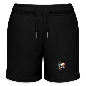 Yin Yang - Short de jogging enfant bio Stanley/Stella - bleu marine - Devant