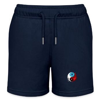 Yin Yang - Short de jogging enfant bio Stanley/Stella - bleu marine - Devant