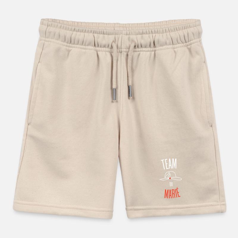 Team du Marié Short de jogging enfant bio Stanley/Stella