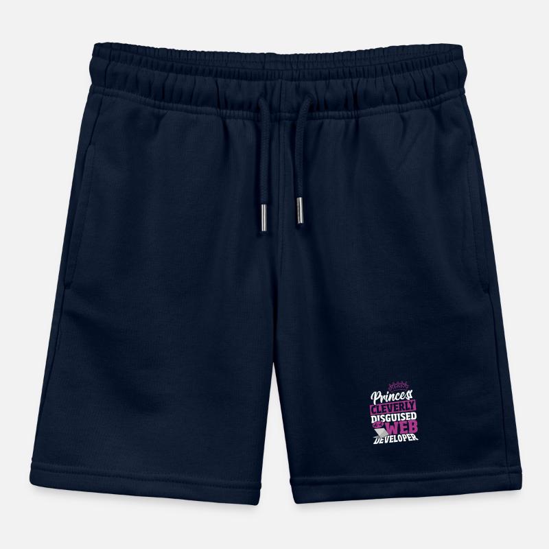 Developer Computer Geek HTML Programmer Daughter Kinder Organic Joggingshorts Mini Bolter von Stanley/Stella