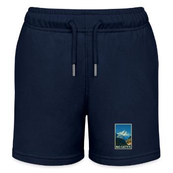 Sonnblick in Bad Gastein - Kinder Organic Joggingshorts Mini Bolter von Stanley/Stella - Navy - Vorne