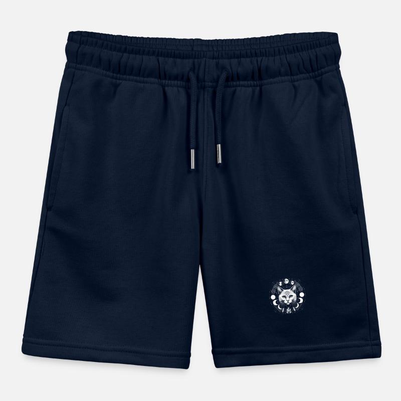 Easter Ostara Eostre Pagan Spring Hare Kids Organic Sweat Shorts by Stanley/Stella