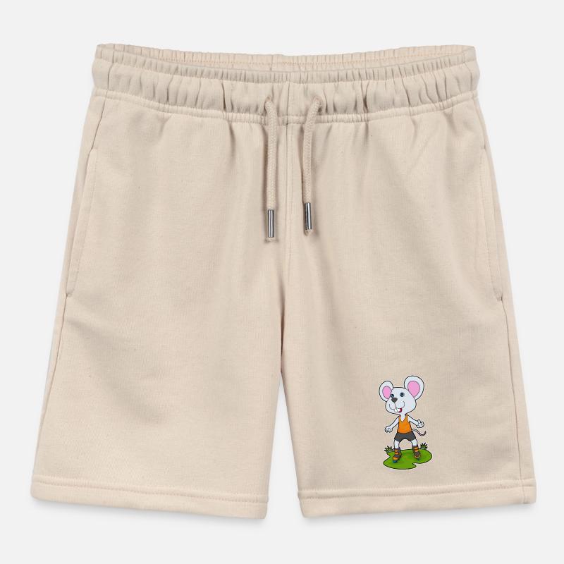 Mouse Inline Skating Roller Skates Kids Organic Sweat Shorts by Stanley/Stella