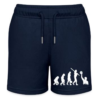 Wasserball Evolution - Kinder Organic Joggingshorts Mini Bolter von Stanley/Stella - Navy - Vorne