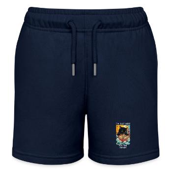i'm just here for the Ramen - Kinder Organic Joggingshorts Mini Bolter von Stanley/Stella - Navy - Vorne