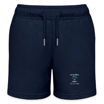 Toller Fahrer - Kinder Organic Joggingshorts Mini Bolter von Stanley/Stella - Navy - Vorne