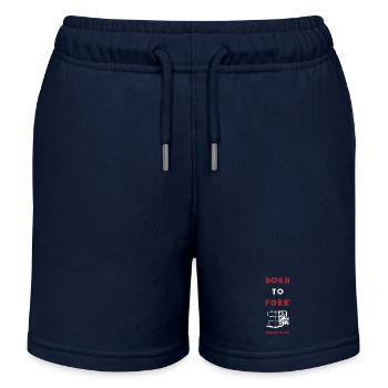 Gabelstaplerfahrer - Kinder Organic Joggingshorts Mini Bolter von Stanley/Stella - Navy - Vorne