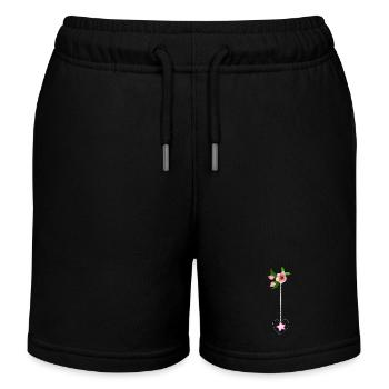 Blumenarrangement - Kinder Organic Joggingshorts Mini Bolter von Stanley/Stella - Navy - Vorne