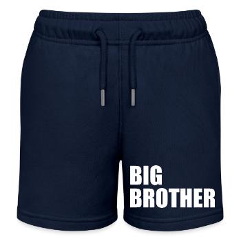Big brother - Kinder Organic Joggingshorts Mini Bolter von Stanley/Stella - Navy - Vorne