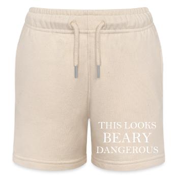 Cela semble très dangereux - Short de jogging enfant bio Stanley/Stella - écru doux - Devant