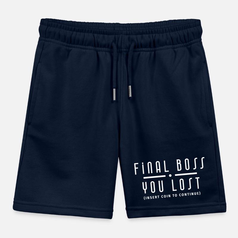 Final Version Blanc Gamer Short de jogging enfant bio Stanley/Stella
