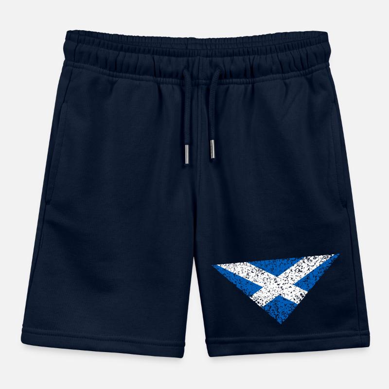 Triangle du drapeau de l’Écosse Short de jogging enfant bio Stanley/Stella