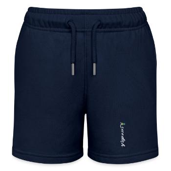Suède - Short de jogging enfant bio Stanley/Stella - bleu marine - Devant