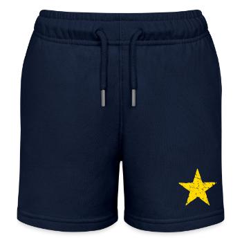 Lucky Star - Shabbby Chic - Short de jogging enfant bio Stanley/Stella - bleu marine - Devant