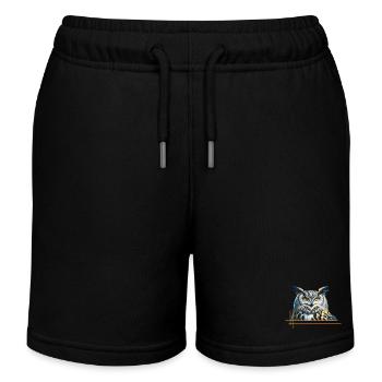 Beeindruckender Uhu - Kinder Organic Joggingshorts Mini Bolter von Stanley/Stella - Navy - Vorne