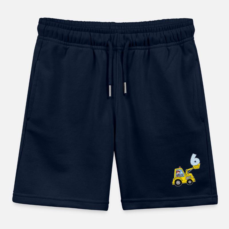 6e anniversaire de l’excavatrice Short de jogging enfant bio Stanley/Stella
