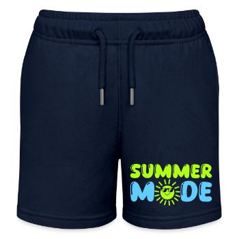 summer mode - Kinder Organic Joggingshorts Mini Bolter von Stanley/Stella - Navy - Vorne
