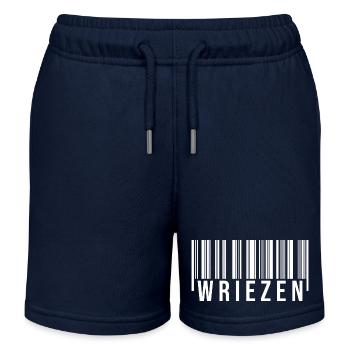 Wriezen Strichcode - Kinder Organic Joggingshorts Mini Bolter von Stanley/Stella - Navy - Vorne