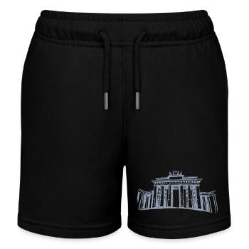 Berlin Brandenburger Tor - Kinder Organic Joggingshorts Mini Bolter von Stanley/Stella - Navy - Vorne