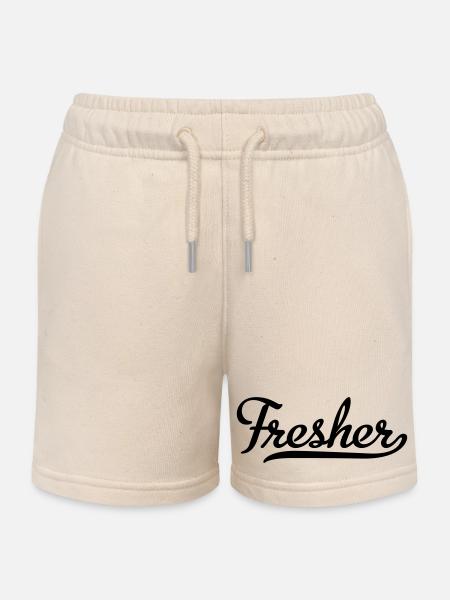 Fresher - Kinder Organic Joggingshorts Mini Bolter von Stanley/Stella - Natur