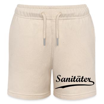 Sanitäter - Kinder Organic Joggingshorts Mini Bolter von Stanley/Stella - Natur - Vorne