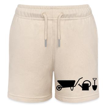 Garten - Kinder Organic Joggingshorts Mini Bolter von Stanley/Stella - Natur - Vorne
