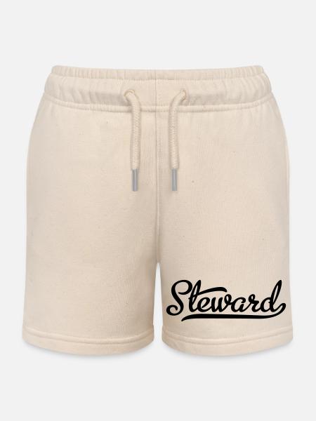 Steward - Kinder Organic Joggingshorts Mini Bolter von Stanley/Stella - Natur