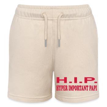 HYPER IMPORTANT PAPI 6509532 - Short de jogging enfant bio Stanley/Stella - écru doux - Devant