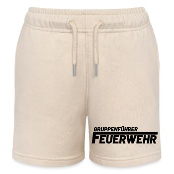 Gruppenführer Freiwillige Feuerwehr - Kinder Organic Joggingshorts Mini Bolter von Stanley/Stella - Natur - Vorne