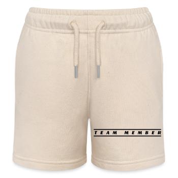 Team Member - Kids Organic Sweat Shorts by Stanley/Stella - soft Ecru - Front
