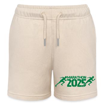 Marathon 2025 - Short de jogging enfant bio Stanley/Stella - écru doux - Devant