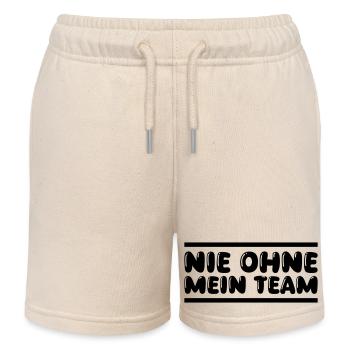 Team - Kids Organic Sweat Shorts by Stanley/Stella - soft Ecru - Front
