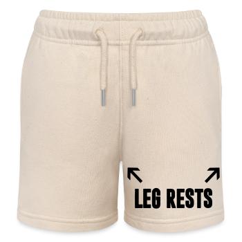leg rests - Kids Organic Sweat Shorts by Stanley/Stella - soft Ecru - Front