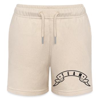 Team - Kinder Organic Joggingshorts Mini Bolter von Stanley/Stella - Natur - Vorne