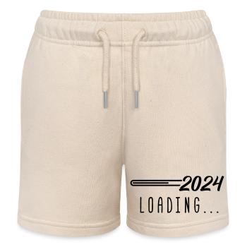 Chargement 2024 - Short de jogging enfant bio Stanley/Stella - écru doux - Devant