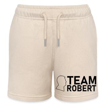 team robert kopf schwarz - Kinder Organic Joggingshorts Mini Bolter von Stanley/Stella - Natur - Vorne