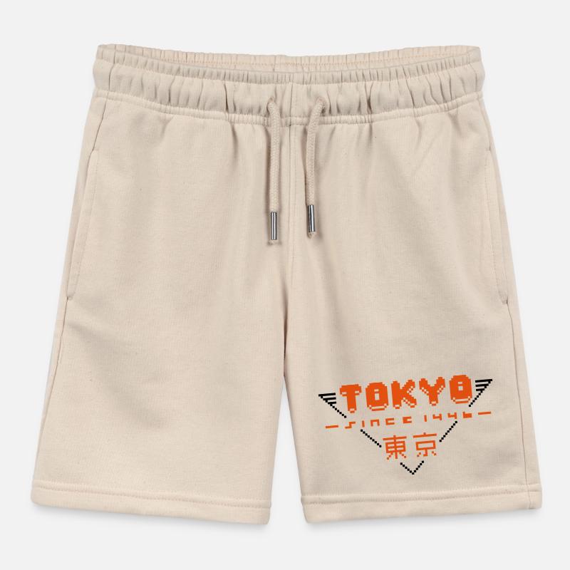 pixel tokyo Kids Organic Sweat Shorts by Stanley/Stella