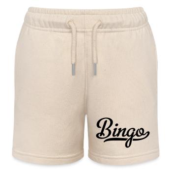 BINGO - Kids Organic Sweat Shorts by Stanley/Stella - soft Ecru - Front